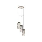 Eglo Estevau 202409A 3-Lights 75 Watt Satin Nickel Pendant