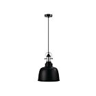 Eglo Gilwell 202423A 1-Light 60 Watt Black and Chrome Pendant