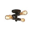 Eglo 202838A 60W Bronze Semi Flush Mount