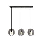 Eglo Holden 202947A 3-Lights 180 Watt Black Pendant