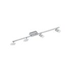 Eglo 203185A 20W 1-Light Brushed Aluminium Track Light