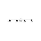 Eglo 203188A 20W 4-Lights Chrome And Black Track Light