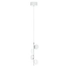 Eglo 95743A Olindra 4-Lights 8.8W White and Chrome LED Cord Pendant