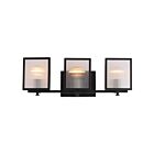 Eglo 203729A 60W Black Vanity Light