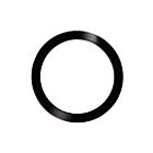 Eglo Trago 203771 Nickel Nero Trago 12" Round Recessed Trim