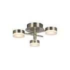 Eglo 203971A 18W Satin Nickel Semi Flush Mount