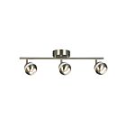 Eglo 204012A 18W 1-Light Satin Nickel And White Track Light