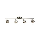 Eglo 204013A 23W 1-Light Satin Nickel And White Track Light