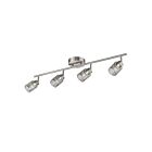 Eglo 204022A 24W 4-Lights Satin Nickel Track Light