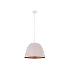 Eglo Coretto-P 204078A 1-Light 100 Watt Pastel Apricot and Copper Pendant