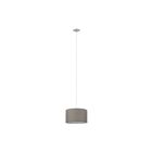 Eglo 204254A 60W Satin Nickel Pendant