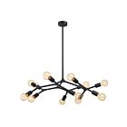 Eglo Bocadella 204295A 12-Lights 720 Watt Black Pendant