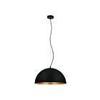 Eglo Rafaelino 204319A 1-Light 60 Watt Black and Gold Pendant