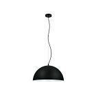 Eglo Rafaelino 204324A 1-Light 60 Watt Black and White Pendant