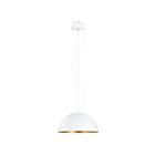 Eglo Gaetano 204377A 25.4 Watt White and Gold Pendant