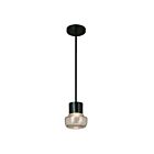 Eglo 204448A 1-Light 8W Black Pendant