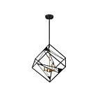 Eglo Corrientes 204586A 4-Lights 240 Watt Black Pendant