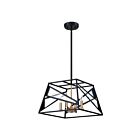 Eglo Corrientes 204594A 4-Lights 240 Watt Black Pendant