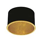 Eglo Tortoreto 204716 Black and Gold GU10 Baffle