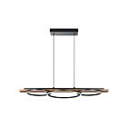 Eglo Boyal 204922A 40 Watt Black and Brown Rustic Pendant