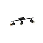 Eglo 204923A 10W Black And Brass Track Light