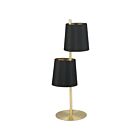 Eglo Almeida 205301A Brushed Brass 2-Lights 80W Table Lamp