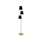 Eglo 205302A Almeida 3-Lights 120W Brushed Brass Floor Lamp