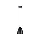 Eglo Sarabia 205418A 1-Light 60 Watt Black and White Pendant