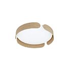 Eglo 205421A 23W Wood Flush Mount