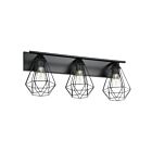 Eglo 205621A 60W Black Vanity Light