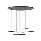 Eglo 205646A 4-Lights 32W Black Pendant