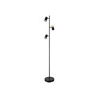 Eglo 205831A 10W Black And Brown Floor Lamp