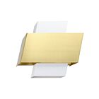 Eglo 205846A 60W White And Brass Outdoor Wall Mount