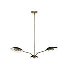 Eglo 205881A 60W Black And Brushed Brass Pendant