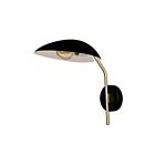 Eglo 205884A 60W Black and Brushed Brass Indoor Wall Sconces