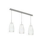 Eglo Crash 20598A 3-Lights 300 Watt Satin Nickel Pendant