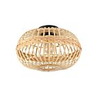 Eglo 206083A 60W Black Semi Flush Mount