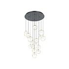 Eglo 206113A 17-Lights 51W Black And Brass Pendant