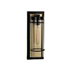 Eglo 206291A 40W Black And Brushed Brass Outdoor Wall Mount