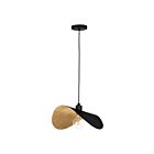 Eglo 206319A 40W Black And Gold Pendant