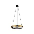 Eglo 206937a Grazia 1-Light Black and Gold LED Pendant