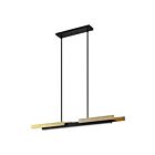 Eglo 206938a Grazia 2-Lights Black and Gold LED Pendant