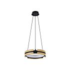 Eglo 206939a Grazia 1-Light Black and Gold LED Pendant