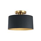 Eglo 206962a Leilani Brushed Gold Semi Flush Mount
