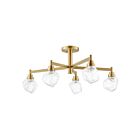 Eglo 206965a Lillyanna Brushed Gold Semi Flush Mount