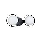 Eglo 206969a Parker Matt Black Bathroom Vanity Light