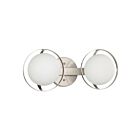 Eglo 206972a Parker Brushed Nickel Bathroom Vanity Light