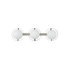 Eglo 206975a Parker Brushed Nickel Bathroom Vanity Light