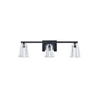 Eglo 206989a Valentin Matt Black Bathroom Vanity Light