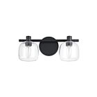Eglo 207003a Valentina Matt Black Bathroom Vanity Light